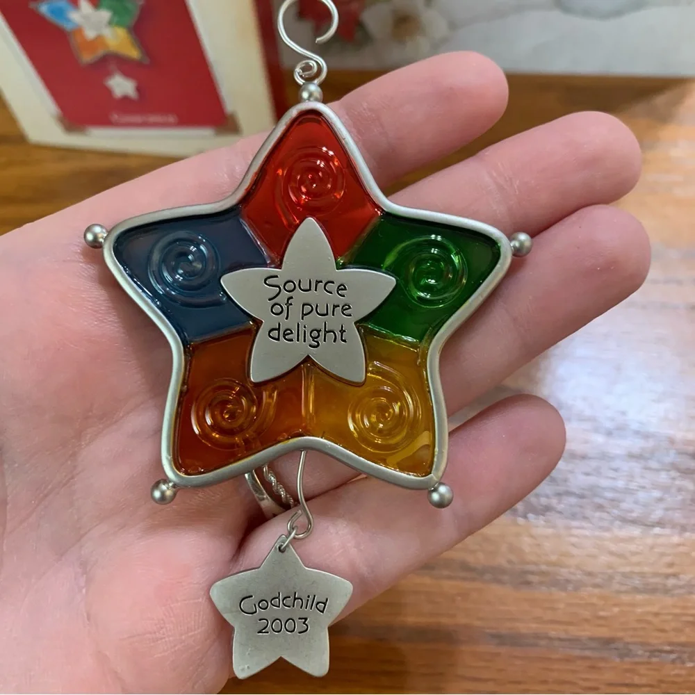 🎄3/15🎄Hallmark Keepsake Ornament “Godchild” 2003